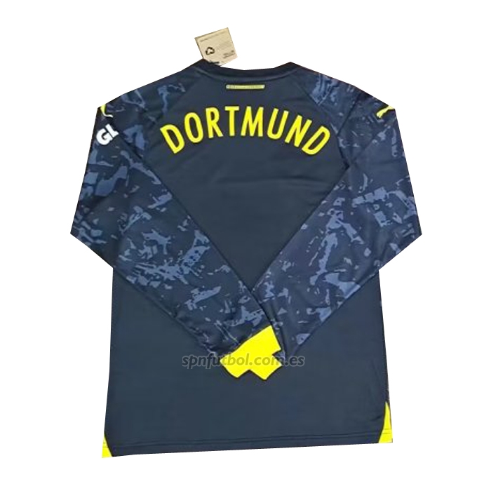 Camiseta Borussia Dortmund Segunda Manga Larga 2023-2024